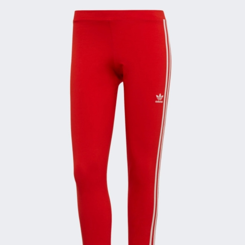Red ADIDAS cotton soft legging